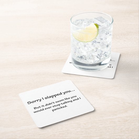 Sorry dat ik je heb verraden... kartonnen onderzetters (Insitu)