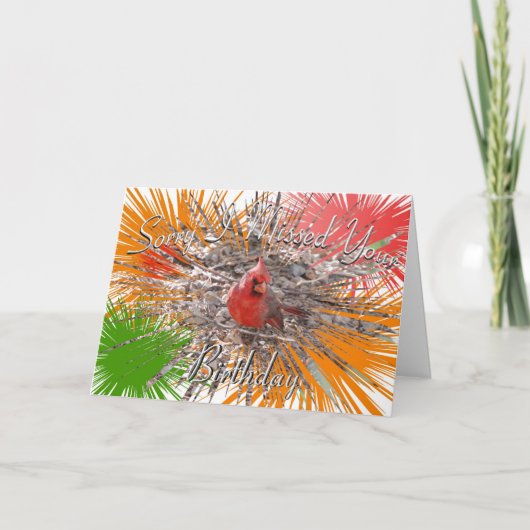 Sorry dat ik je Kaart heb gemist (Voorkant)