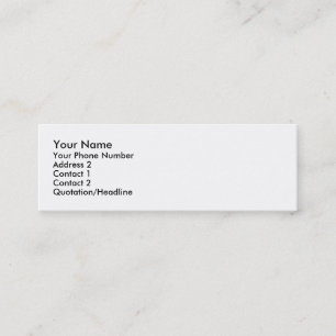 Sorry dat ik je kaarten gemist heb mini visitekaartje