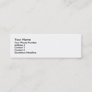 Sorry dat ik je kaarten gemist heb mini visitekaartje