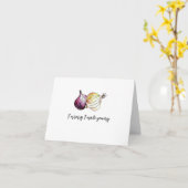 Sorry dat ik je met de hand getekende uien liet hu kaart (Gele Bloem)