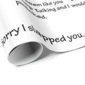 Sorry dat ik je sloeg... cadeaupapier (Rol Hoek)