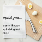 Sorry dat ik je sloeg... theedoek (Quarter Fold)