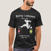 Sorry dat ik je telefoontje gemist heb - Parkour F T-shirt (Voorkant)