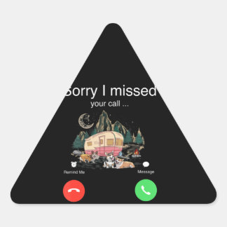 Sorry dat ik je telefoontje heb gemist op de ander sticker