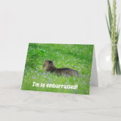 Sorry dat ik je verjaardag gemist heb kaart (Voorkant)