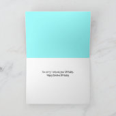 Sorry dat ik je verjaardag heb gemist! kaart (Binnen)