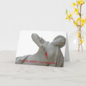 Sorry dat ik je verjaardag vergeten ben kaart (Gele Bloem)