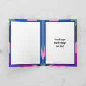 Sorry dat ik je verjaardag vergeten ben, Pop Art Kaart (Binnen)