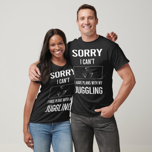 Sorry dat ik jongleren niet kan t-shirt (Unisex)