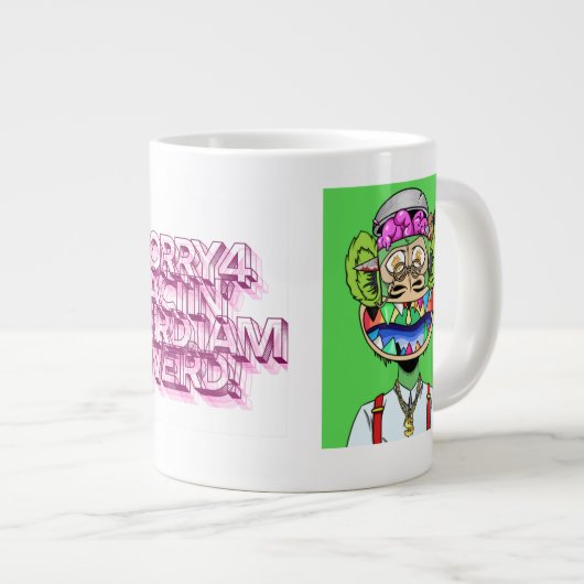 Sorry dat ik King Ape niet raar vind Grote Koffiekop (Voorkant rechts)