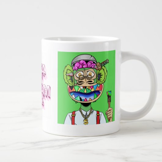 Sorry dat ik King Ape niet raar vind Grote Koffiekop (Rechts)