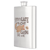 Sorry dat ik laat ben dat mijn kat op me lag flacon (Links)