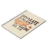 Sorry dat ik laat ben dat mijn kat op me lag notitieboek (Linkerzijde)