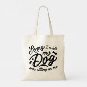 Sorry dat ik laat ben tote bag (Achterkant)