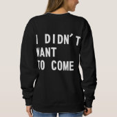 Sorry dat ik laat ben trui (Achterkant)