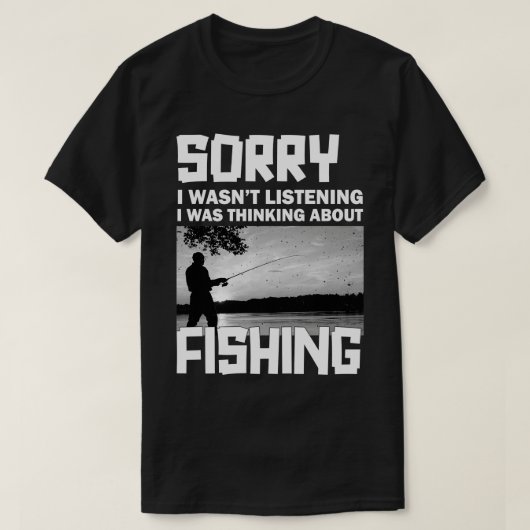 Sorry dat ik luisterde, ik dacht aan Fishi T-shirt (Design voorkant)