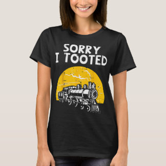 Sorry dat ik Mannen van Train Funny Locomotive Rai T-shirt
