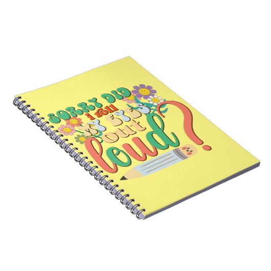 Sorry dat ik mijn ogen hardop uitrolde notitieboek (Rechterzijde)