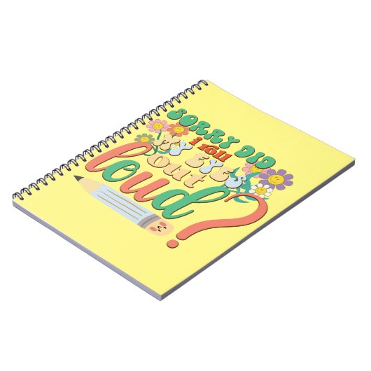 Sorry dat ik mijn ogen hardop uitrolde notitieboek (Linkerzijde)