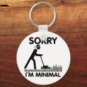 Sorry dat ik minimaal ben sleutelhanger (Voorkant)