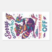 Sorry dat ik moet gaan... rechthoekige sticker (Voorkant)