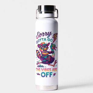 Sorry dat ik moet gaan... waterfles