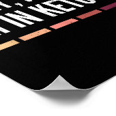 Sorry dat ik niet in Ketosis Funny Keto Lifestyle Poster (Hoek)