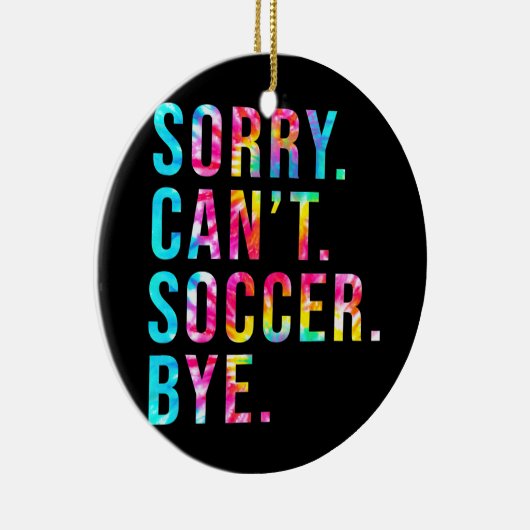 Sorry dat ik niet kan meeslepen. keramisch ornament (Rechts)