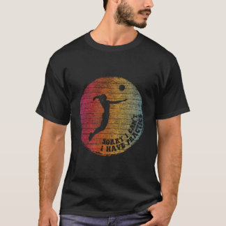 Sorry dat ik niet kan oefenen - Leuk volleybalspel T-shirt