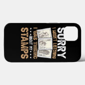 Sorry dat ik niet luisterde grappige postzegel ver Case-Mate iPhone case (Achterkant (horizontaal))