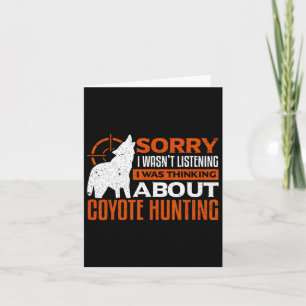 Sorry dat ik niet luisterde, ik dacht aan Coyot Kaart