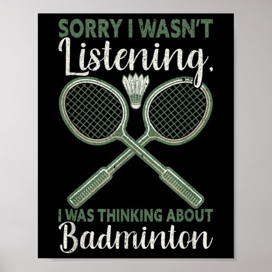 Sorry dat ik niet luisterde naar Badmi Poster (Voorkant)