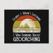 Sorry dat ik niet luisterde naar Geocaching Briefkaart (Voorkant)