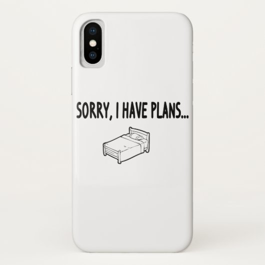 Sorry dat ik plannen heb Case-Mate iPhone case (Achterkant)