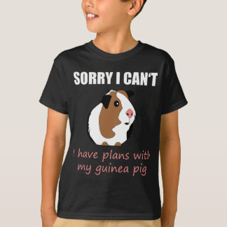 Sorry dat ik plannen heb met mijn cavia-meisje t-shirt