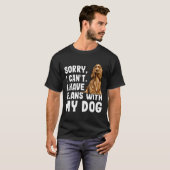 Sorry dat ik plannen heb met mijn Engelse collega T-shirt (Voorkant volledig)