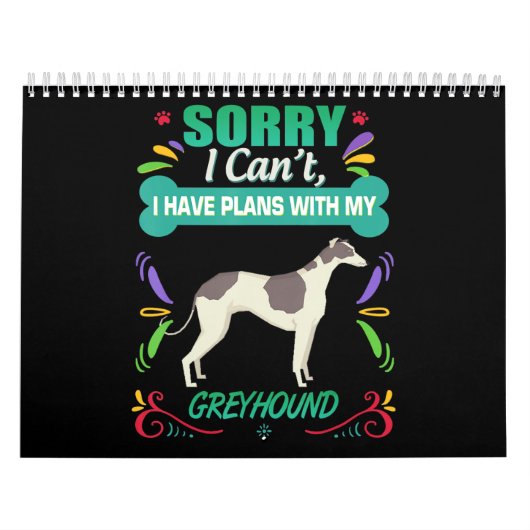 Sorry dat ik plannen heb met mijn hond. kalender (Hoes)
