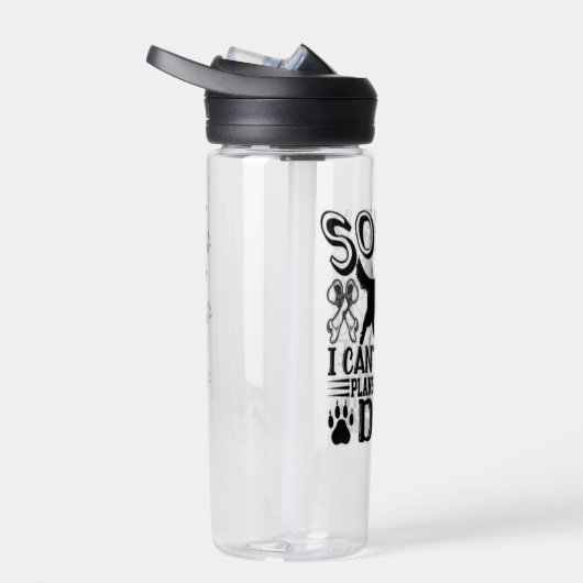 Sorry dat ik plannen heb met mijn hondenquote waterfles (Rechts)