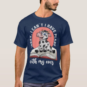 Sorry dat ik plannen heb met mijn Koeien Funny Far T-shirt
