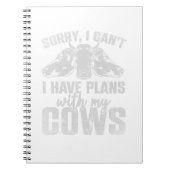 Sorry dat ik plannen heb met mijn Koeien. Perfect Notitieboek (Voorkant)