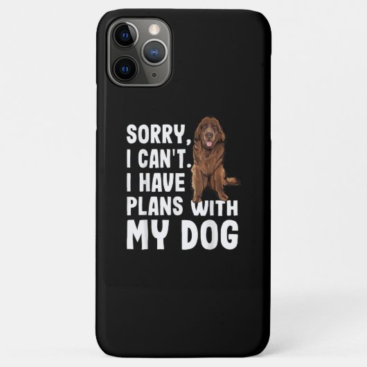 Sorry dat ik plannen heb met mijn Newfoundland Dog Case-Mate iPhone Case (Achterkant)