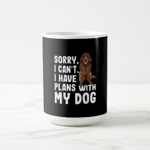 Sorry dat ik plannen heb met mijn Newfoundland Dog Magische Mok