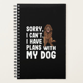 Sorry dat ik plannen heb met mijn Newfoundland Dog Planner