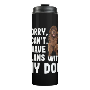 Sorry dat ik plannen heb met mijn Newfoundland Dog Thermosbeker