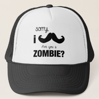 Sorry dat ik snor...Ben je een zombie? Trucker Pet