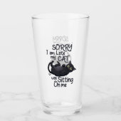 Sorry dat ik te laat ben - Cat Rules! Glas (Voorkant)