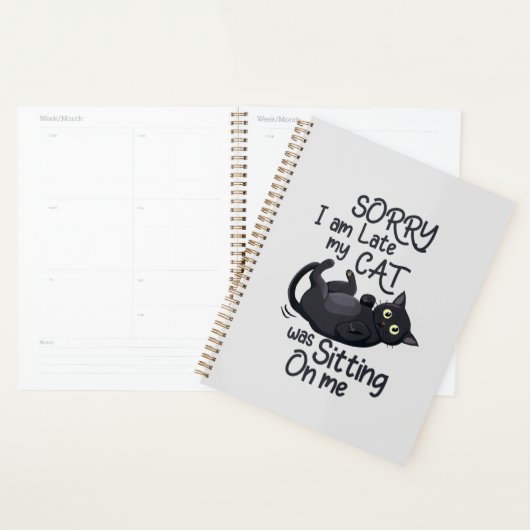 Sorry dat ik te laat ben - Cat Rules! Planner (Display)