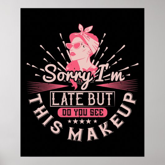 Sorry dat ik te laat ben door de magie poster (Voorkant)
