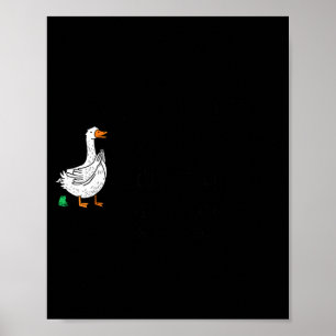 Sorry dat ik te laat ben Funny Goose Christelijke Poster